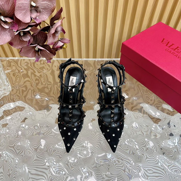 最高級ヴァレンティノスーパーコピー靴 ヴァレンティノサンダルコピー VALENTINO レディース サンダル 人気ブランド 2412433 ブラック - 画像 (6)