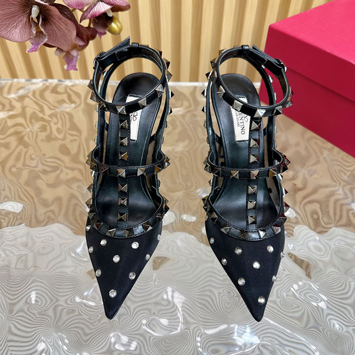 最高級ヴァレンティノスーパーコピー靴 ヴァレンティノサンダルコピー VALENTINO レディース サンダル 人気ブランド 2412433 ブラック - 画像 (5)