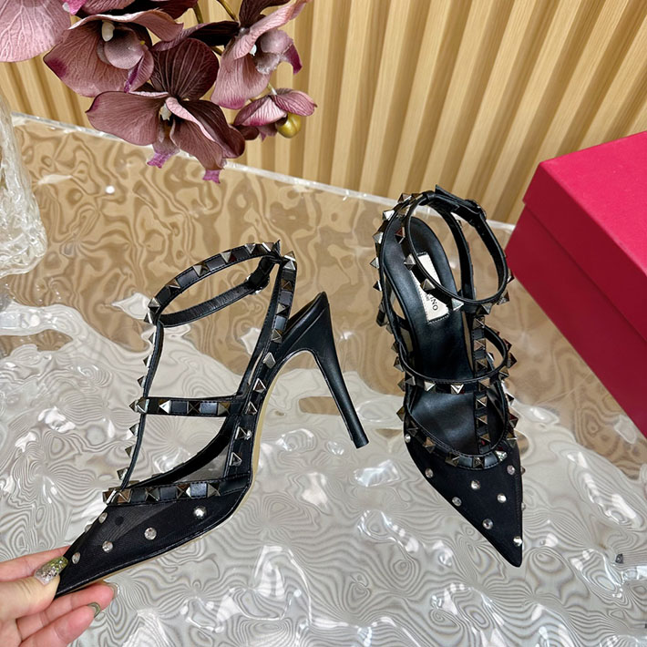 最高級ヴァレンティノスーパーコピー靴 ヴァレンティノサンダルコピー VALENTINO レディース サンダル 人気ブランド 2412433 ブラック - 画像 (3)