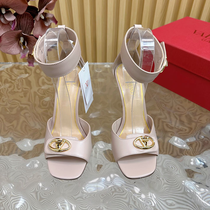 最高級ヴァレンティノスーパーコピー靴 ヴァレンティノサンダルコピー VALENTINO ローヒール レディース サンダル 2412446 ピンク - 画像 (6)