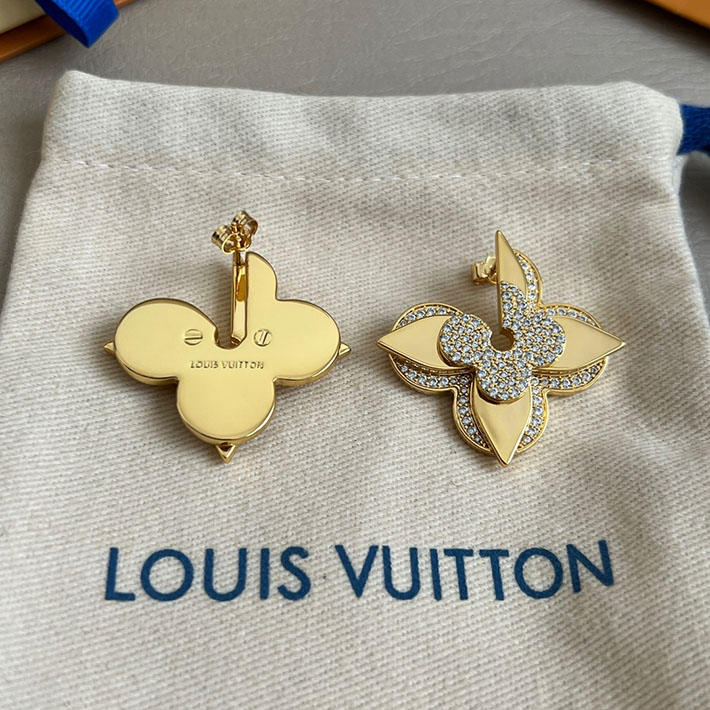 最高級ルイヴィトンスーパーコピー ルイヴィトンピアスコピー ピアス・LV メダリオン M01995 ゴールド - 画像 (2)