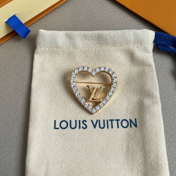 最高級ルイヴィトンスーパーコピー ルイヴィトンブローチコピー ブローチ・マイ LV ラブ M02163 ゴールド - 画像 (11)