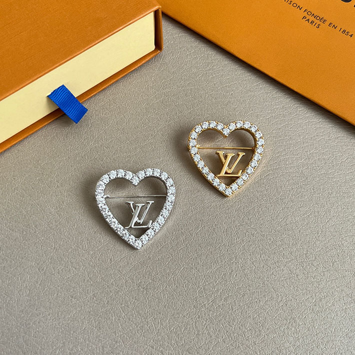最高級ルイヴィトンスーパーコピー ルイヴィトンブローチコピー ブローチ・マイ LV ラブ M02163 ゴールド - 画像 (6)
