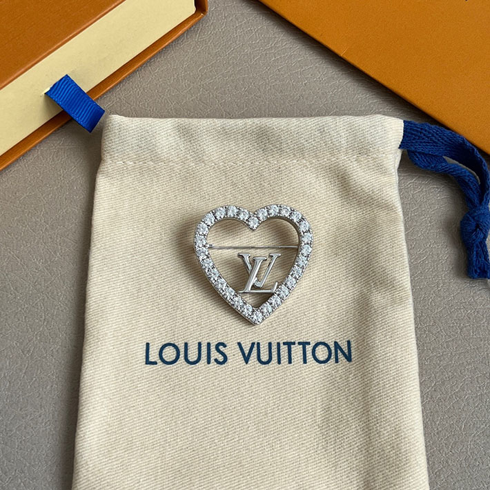 最高級ルイヴィトンスーパーコピー ルイヴィトンブローチコピー ブローチ・マイ LV ラブ M02163 ゴールド - 画像 (5)