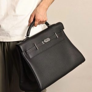 ケリー 42cm 内縫い 黒 ブラック