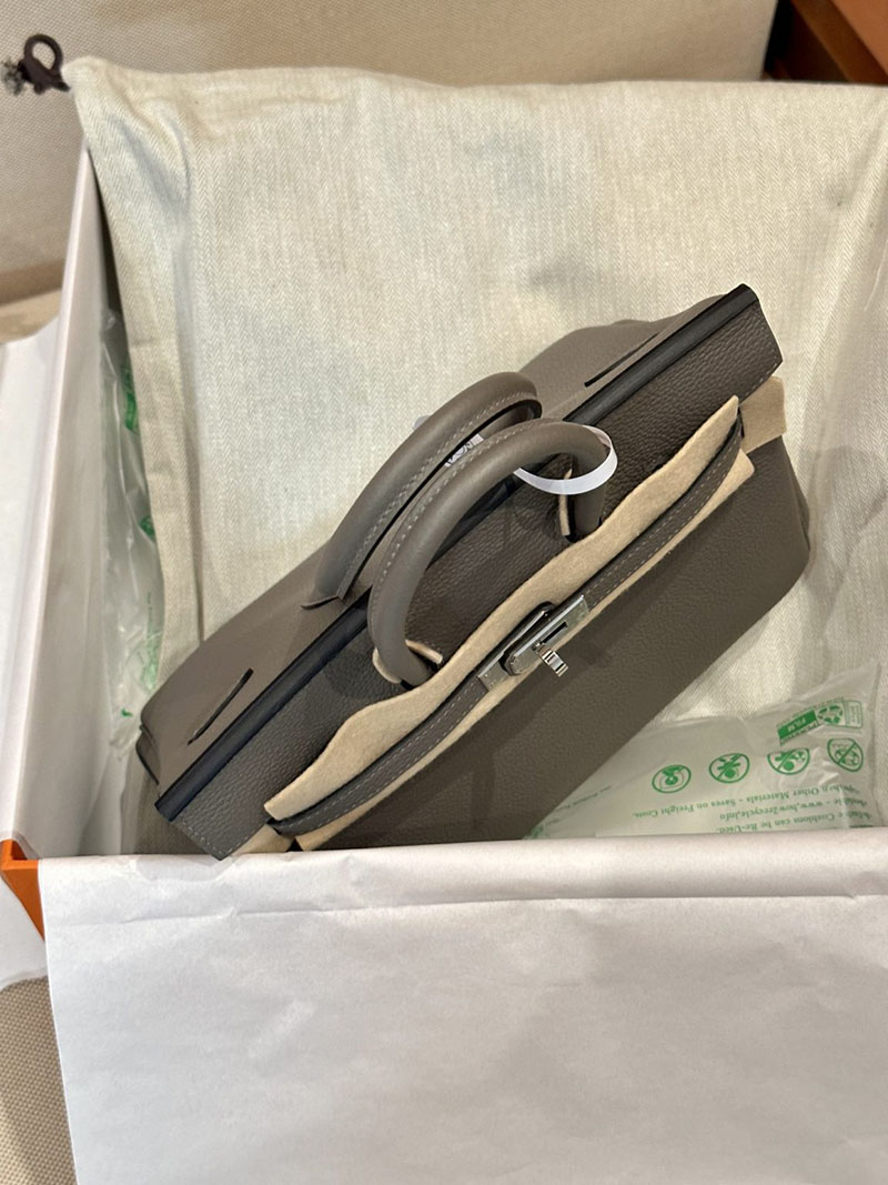 最高級エルメススーパーコピー バーキン25コピー バーキン25 グリメイヤー トゴ シルバー金具 2412823 - 画像 (9)