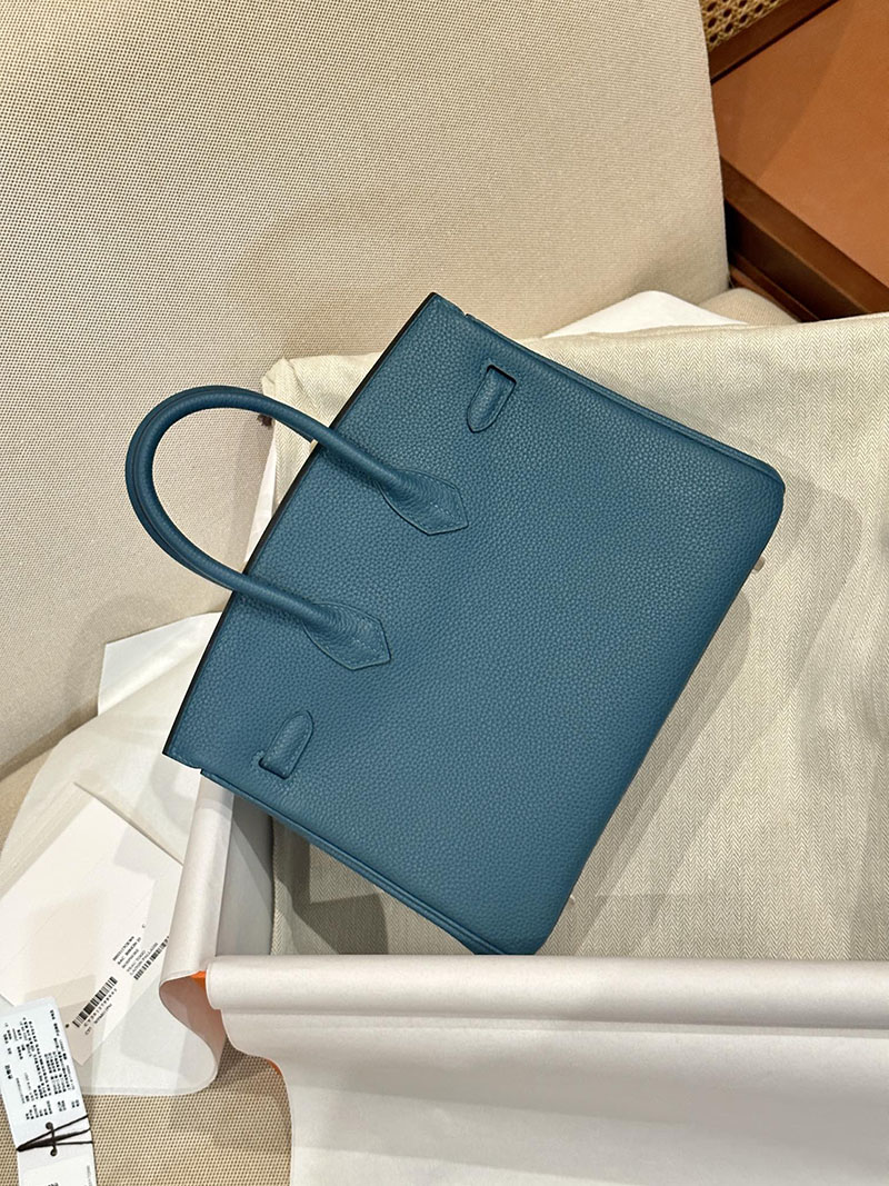 バーキン売る マルか エルメス HERMES バーキン25 ヴェールボスフォール トゴ シルバー金具 2412853 - 画像 (12)