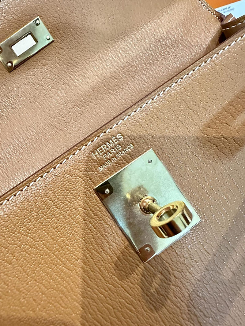 ケリー28 内縫い 定価 エルメス HERMES ケリー28 内縫い ゴールド トゴ ゴールド金具 2412854 - 画像 (13)