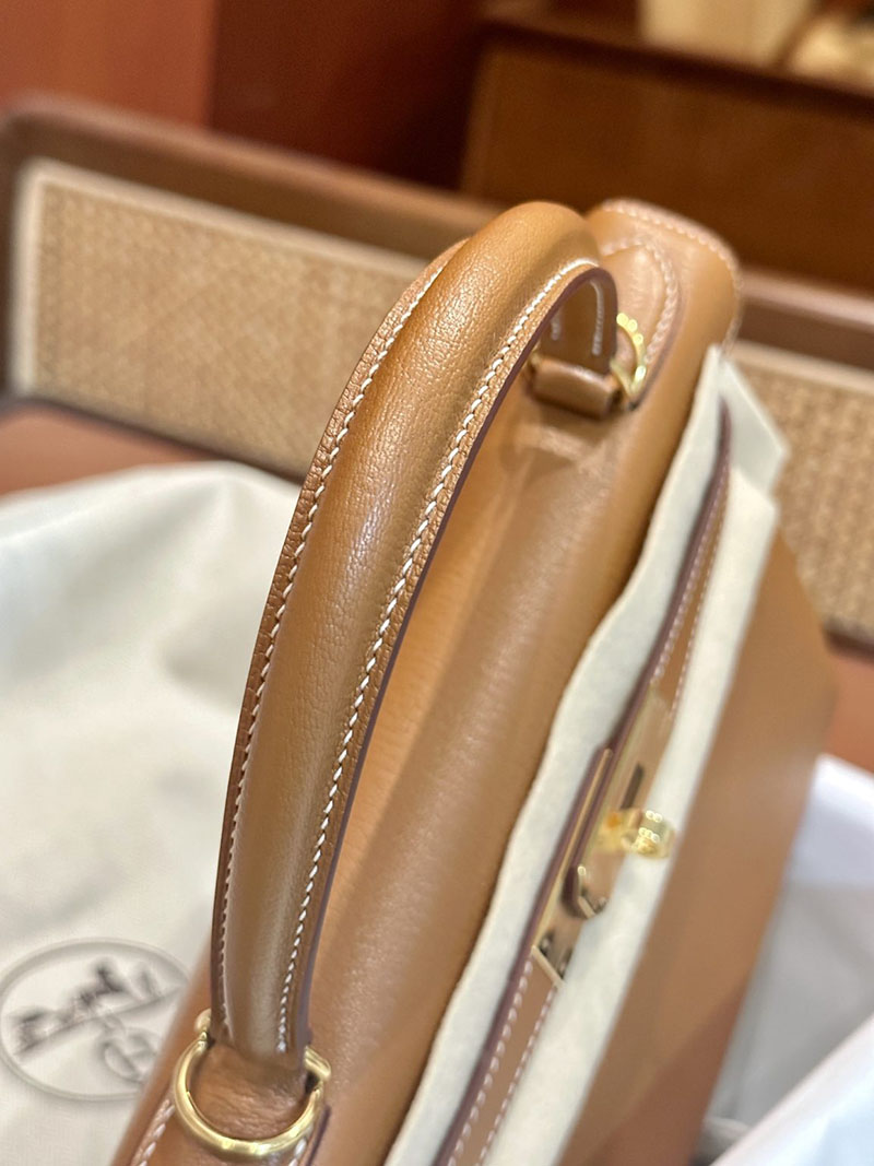 ケリー28 内縫い 定価 エルメス HERMES ケリー28 内縫い ゴールド トゴ ゴールド金具 2412854 - 画像 (9)