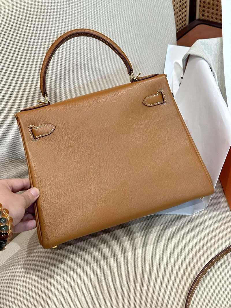 ケリー28 内縫い 定価 エルメス HERMES ケリー28 内縫い ゴールド トゴ ゴールド金具 2412854 - 画像 (6)