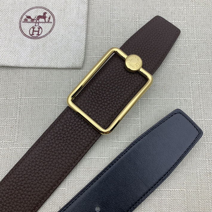 最高級エルメススーパーコピー エルメスベルトコピー エルメス ベルト メンズ 人気 2515067 ブラック/アバンヌ トゴ ゴールド金具 - 画像 (3)