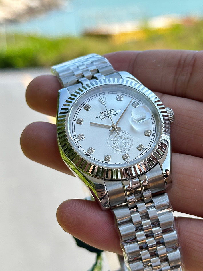 最高級ロレックススーパーコピー ロレックス デイトジャスト コピー ホワイト ROLEX デイトジャスト 文字 盤 シルバー コピー 25141201 - 画像 (5)