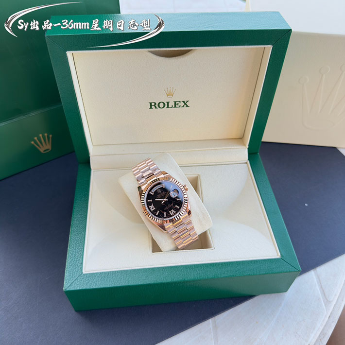 最高級ロレックススーパーコピー ロレックス デイデイト コピー ゴールド/ブラック 128235 ロレックス N級 買って みた 25141212 - 画像 (8)