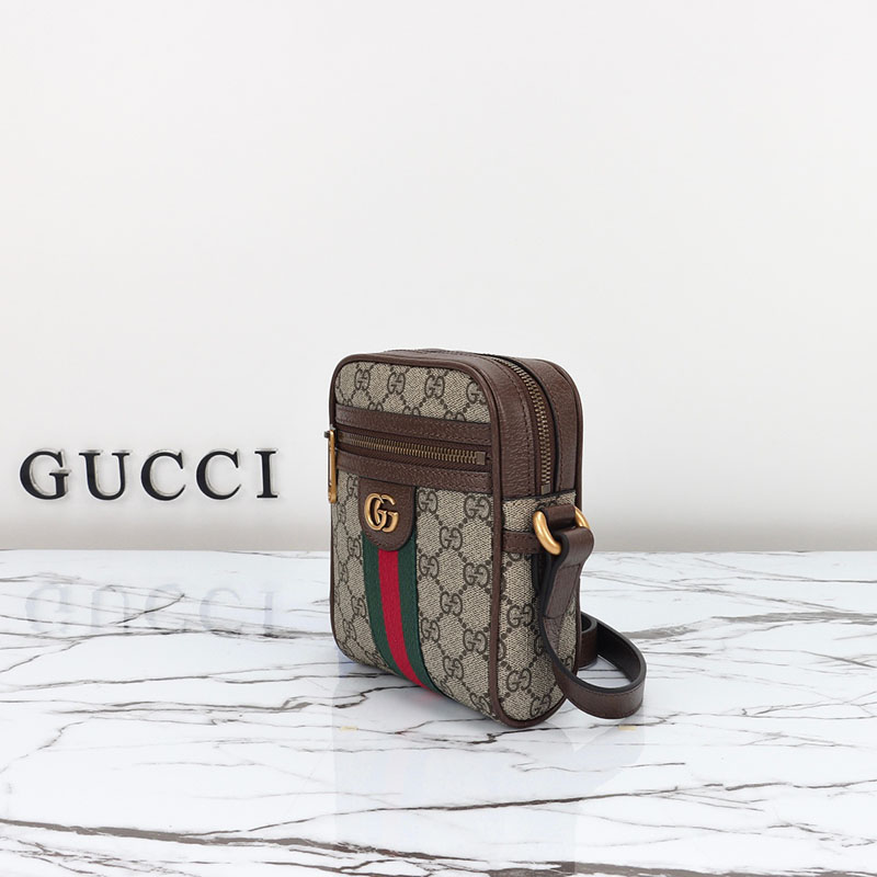 グッチ オフィディア GGショルダーバッグ 598127 96IWT 8745 ベージュ/エボニー gucci ショルダーバッグ メンズ 人気 - 画像 (9)