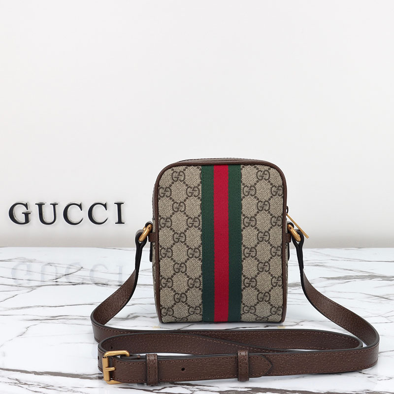 グッチ オフィディア GGショルダーバッグ 598127 96IWT 8745 ベージュ/エボニー gucci ショルダーバッグ メンズ 人気 - 画像 (8)