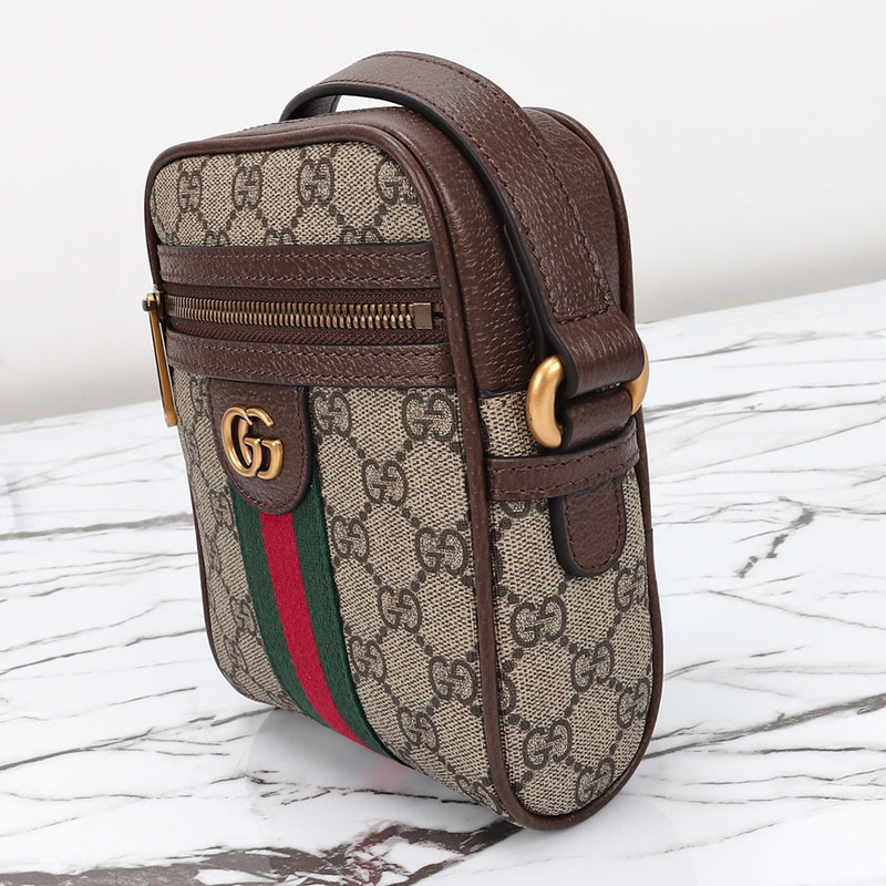 グッチ オフィディア GGショルダーバッグ 598127 96IWT 8745 ベージュ/エボニー gucci ショルダーバッグ メンズ 人気 - 画像 (5)