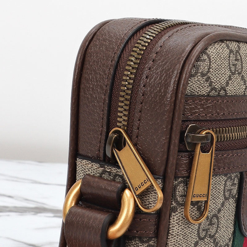 グッチ オフィディア GGショルダーバッグ 598127 96IWT 8745 ベージュ/エボニー gucci ショルダーバッグ メンズ 人気 - 画像 (4)