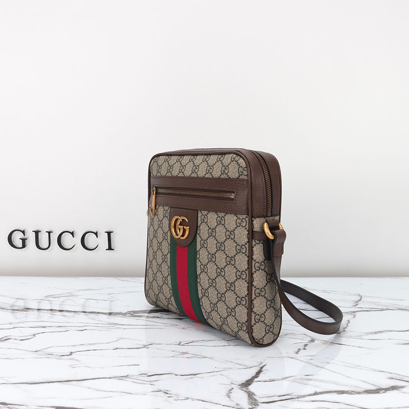 グッチ オフィディア GG スモール メッセンジャー バッグ 547926 96IWT 8745 ベージュ/エボニー gucci ショルダーバッグ メンズ 人気 - 画像 (9)