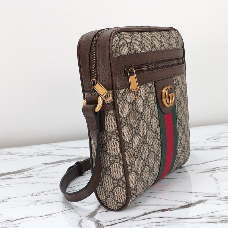 グッチ オフィディア GG スモール メッセンジャー バッグ 547926 96IWT 8745 ベージュ/エボニー gucci ショルダーバッグ メンズ 人気 - 画像 (5)