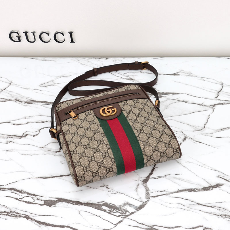 グッチ オフィディア GG スモール メッセンジャー バッグ 547926 96IWT 8745 ベージュ/エボニー gucci ショルダーバッグ メンズ 人気 - 画像 (3)