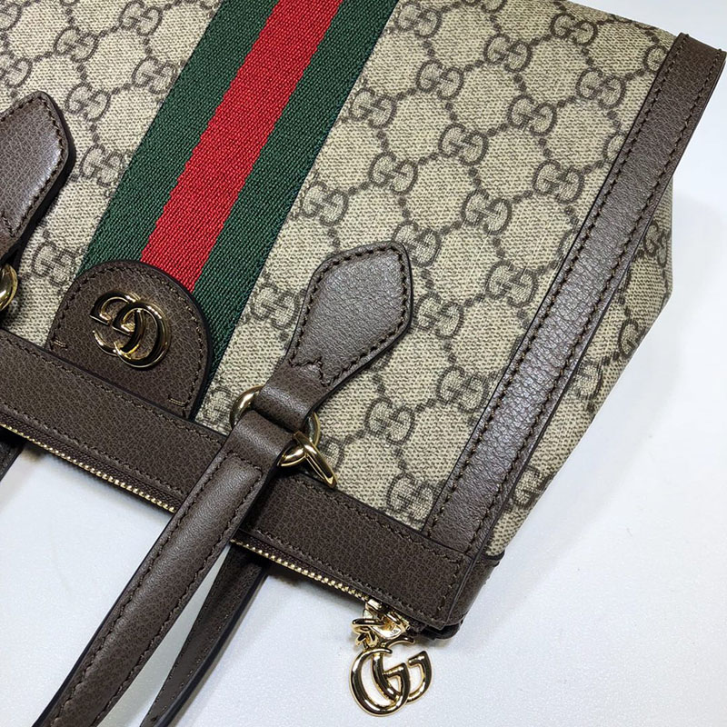 グッチ オフィディア スモール トートバッグ 547551 K05NB 8745 ベージュ/エボニー GUCCI グッチトートバッグ人気 - 画像 (5)