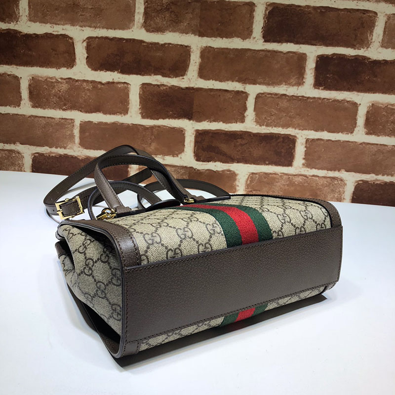 グッチ オフィディア スモール トートバッグ 547551 K05NB 8745 ベージュ/エボニー GUCCI グッチトートバッグ人気 - 画像 (4)