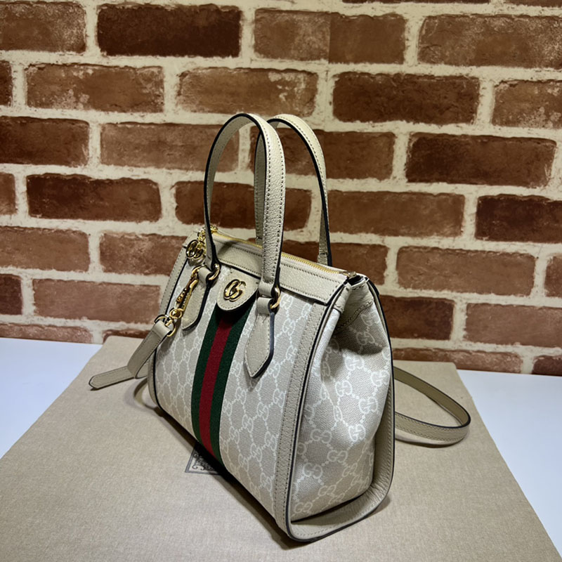 グッチ オフィディア スモール トートバッグ 547551 UULAG 9682 ベージュ&ホワイト GUCCI グッチトートバッグ人気 - 画像 (9)