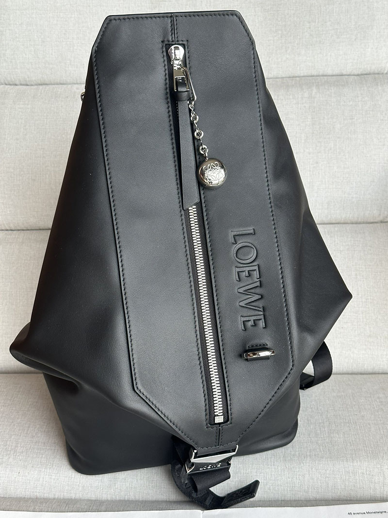 ロエベ リュック アウトレット LOEWE コンバーチブル-バックパック-スモール B777W22X01-1100 ブラック - 画像 (3)