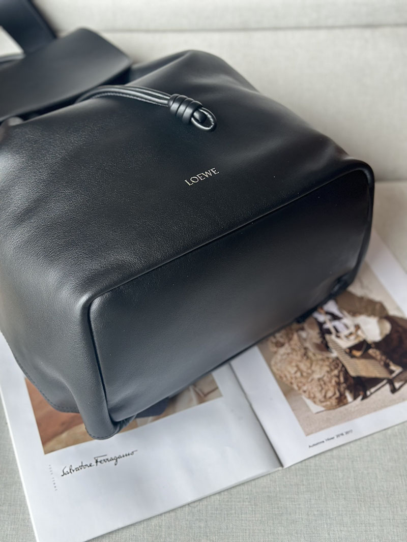 ロエベ リュック アウトレット LOEWE フラメンコ-バックパック B411FLKX01-1100 ブラック - 画像 (4)