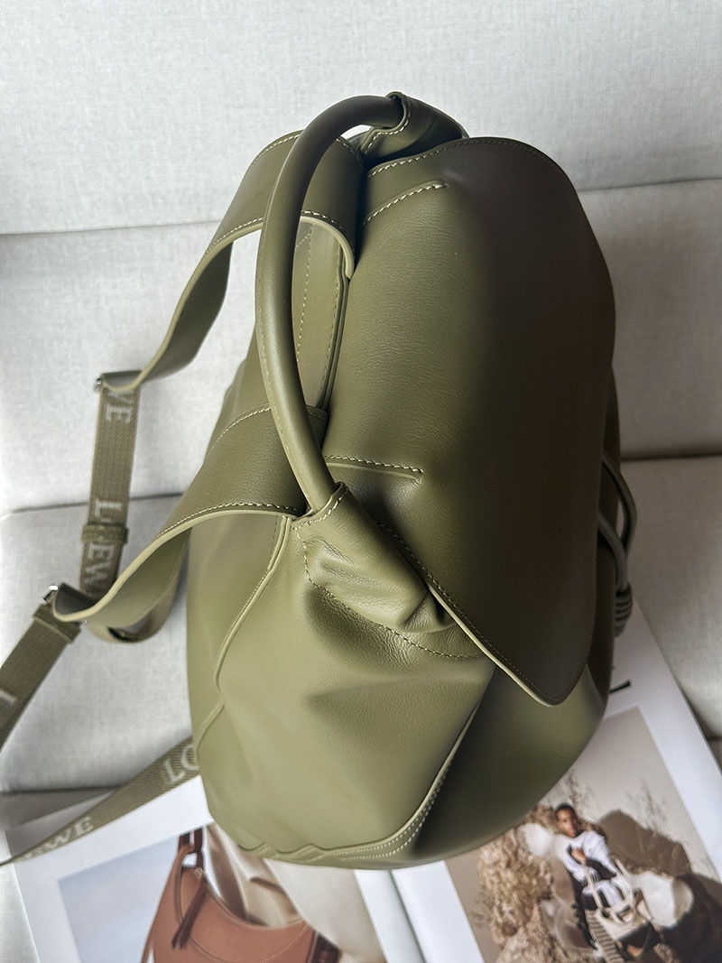 ロエベ リュック アウトレット LOEWE フラメンコ-バックパック B411FLKX01-8795 オリーブ - 画像 (7)