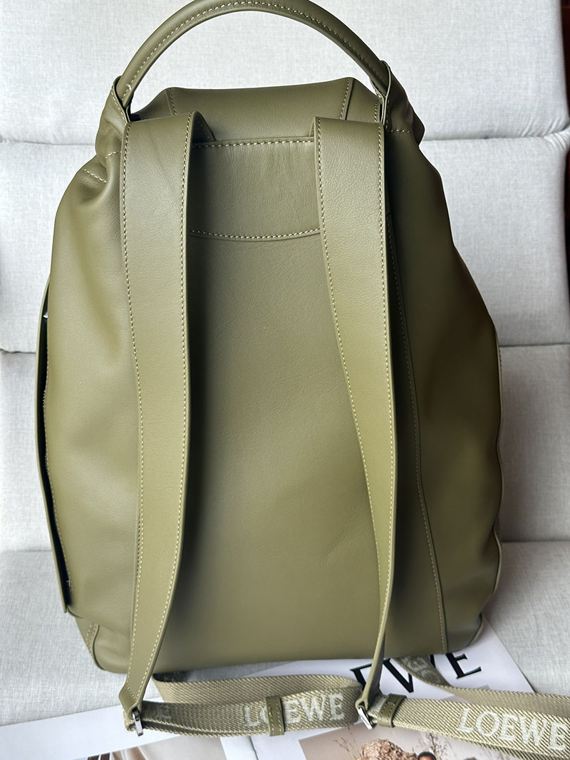 ロエベ リュック アウトレット LOEWE フラメンコ-バックパック B411FLKX01-8795 オリーブ - 画像 (6)