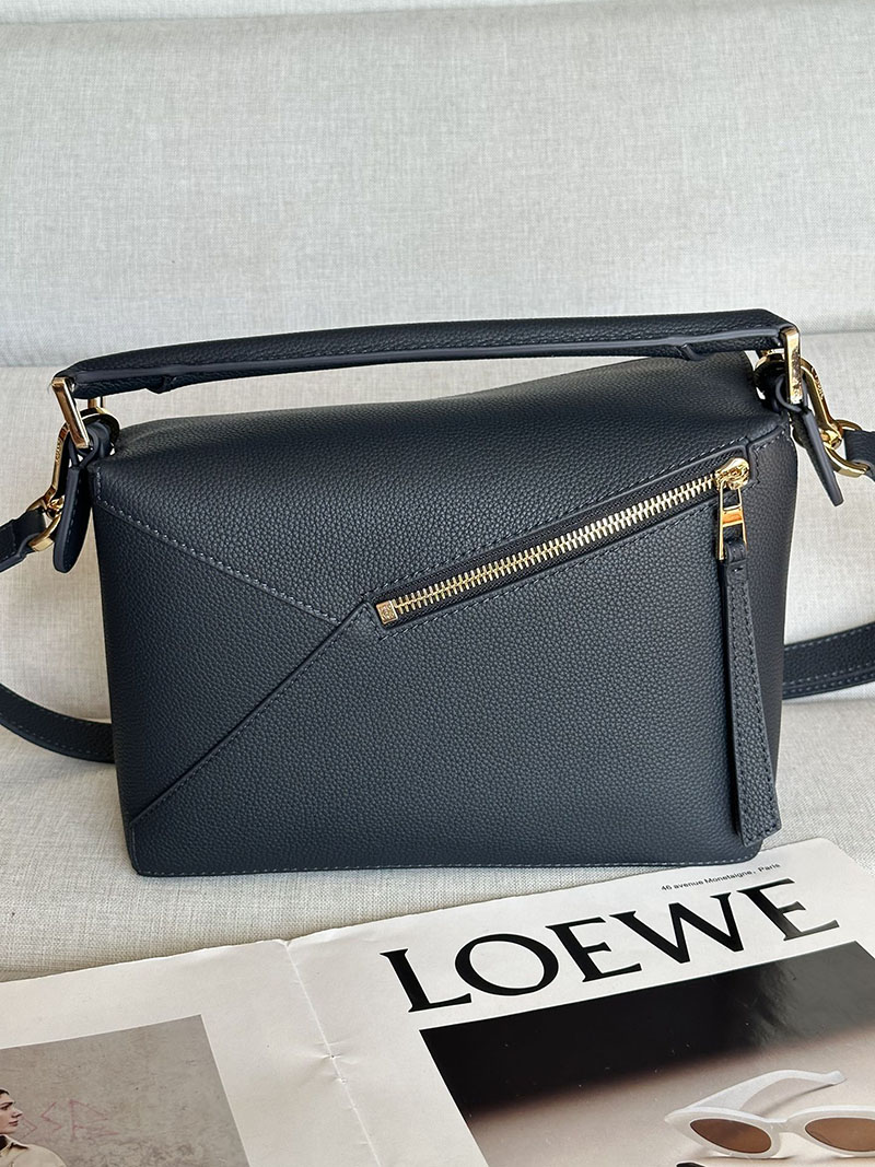 ロエベ バッグ アウトレット LOEWE パズルバッグ-スモール A510P60X77-5544 ディープネイビー ゴールド金具 - 画像 (8)