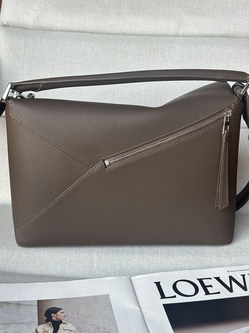 ロエベ バッグ 新作 2025 LOEWE パズルバッグ-ラージ B510P00X05-6416 ダークシガー シルバー金具 - 画像 (7)