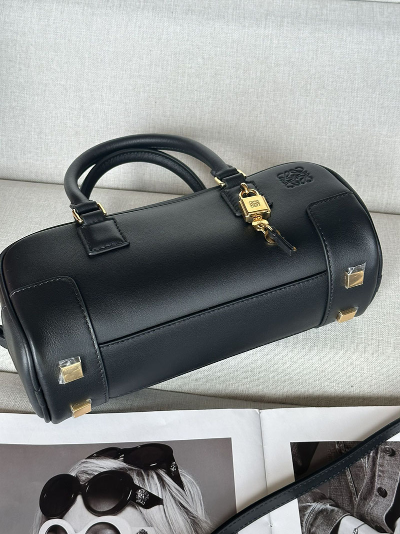 ロエベ バッグ 人気ランキング LOEWE アマソナ/アマソナ23-クロップド-バッグ A039N23X01-1100 ブラック ゴールド金具 - 画像 (5)