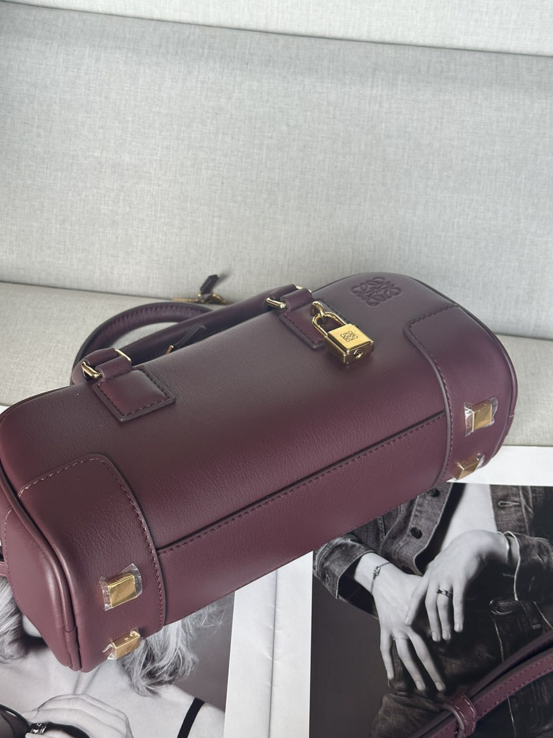 ロエベ バッグ 人気ランキング LOEWE アマソナ/アマソナ23-クロップド-バッグ A039N23X01-7240 ダークバーガンディ ゴールド金具 - 画像 (5)