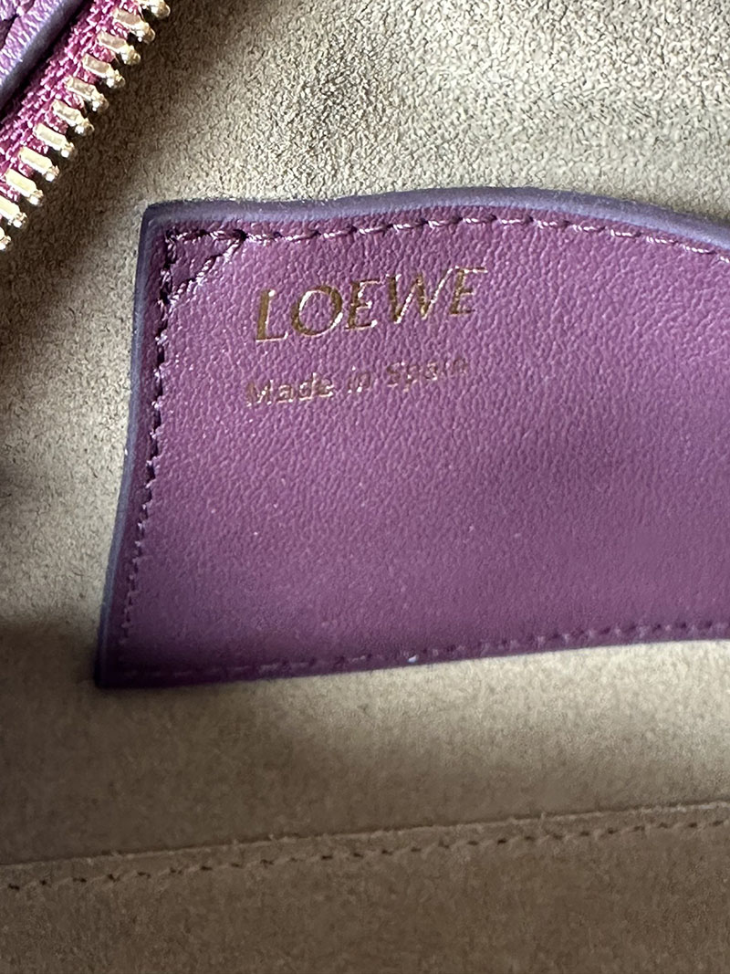 ロエベ バッグ 人気ランキング LOEWE アマソナ/アマソナ23-クロップド-バッグ A039N23X01-7240 ダークバーガンディ ゴールド金具 - 画像 (2)