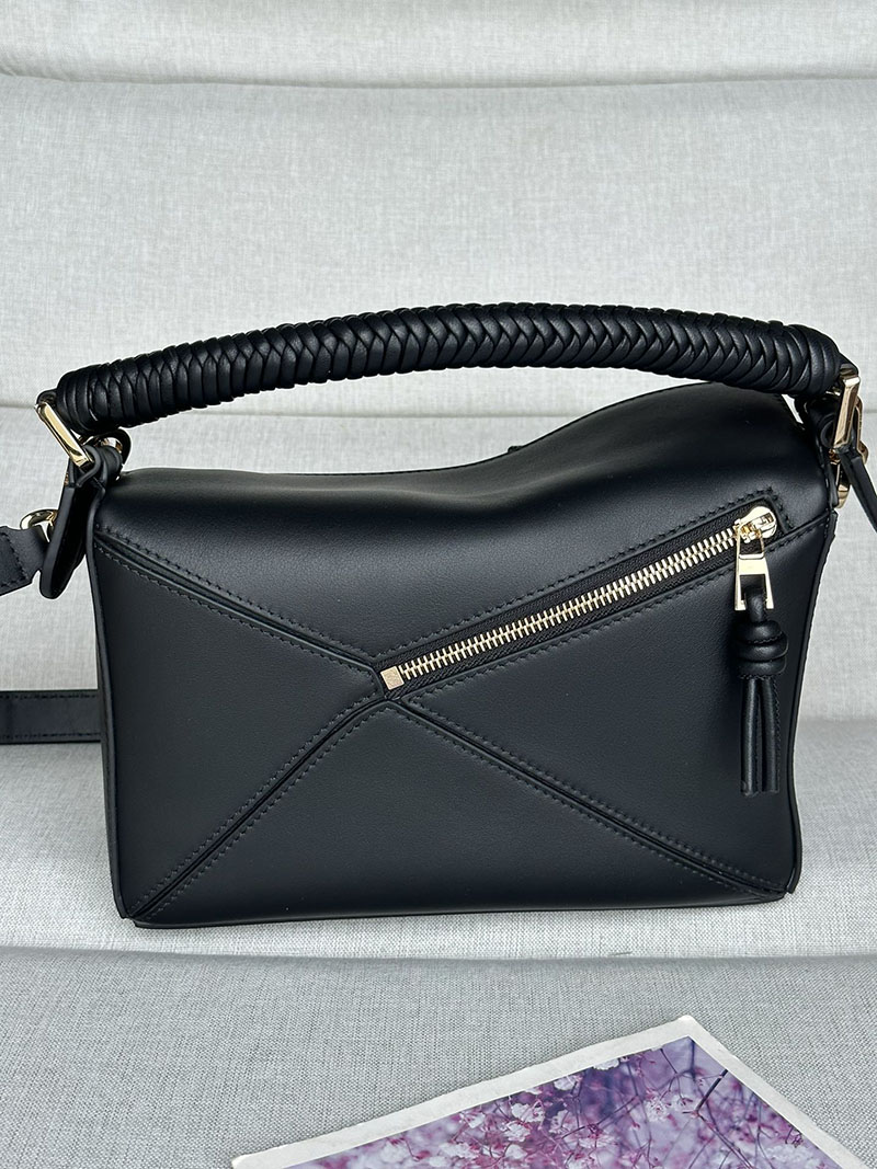 ロエベ 使いやすいバッグ LOEWE パズル/パズルバッグ-スモール A510S21XAE-1100 ブラック ゴールド金具 - 画像 (6)