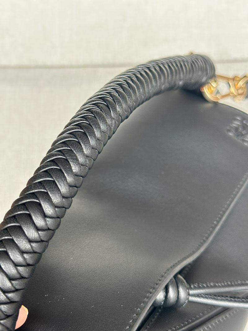 ロエベ 使いやすいバッグ LOEWE パズル/パズルバッグ-スモール A510S21XAE-1100 ブラック ゴールド金具 - 画像 (2)