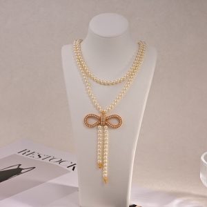 ディオール ネックレス パール