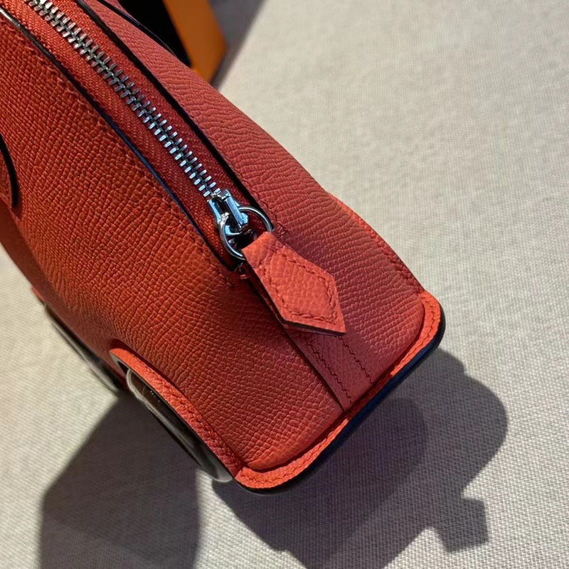 エルメス ボリードオンホイールズ ミニ ローズジャイプール Bolide on Wheels Bag Mini ヴォーエプソン シルバー金具 2513458 - 画像 (3)