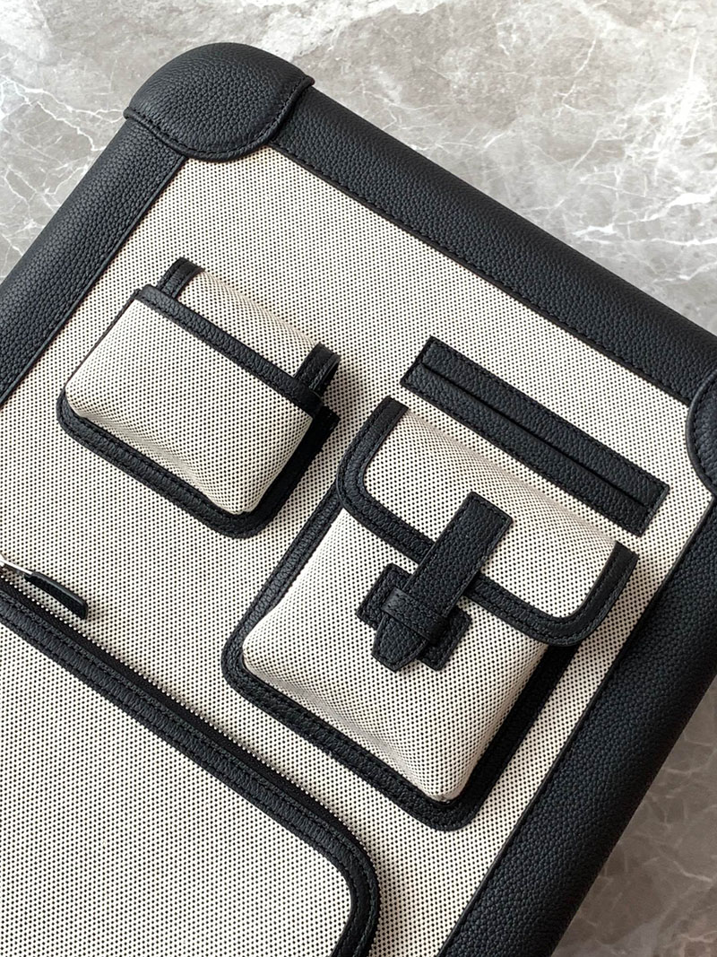 エルメス HERMES スーツケース キャリーバッグ 旅行バッグ 黒 ブラック トゴ シルバー金具 2513511 エルメス スーツケース 定価 - 画像 (7)