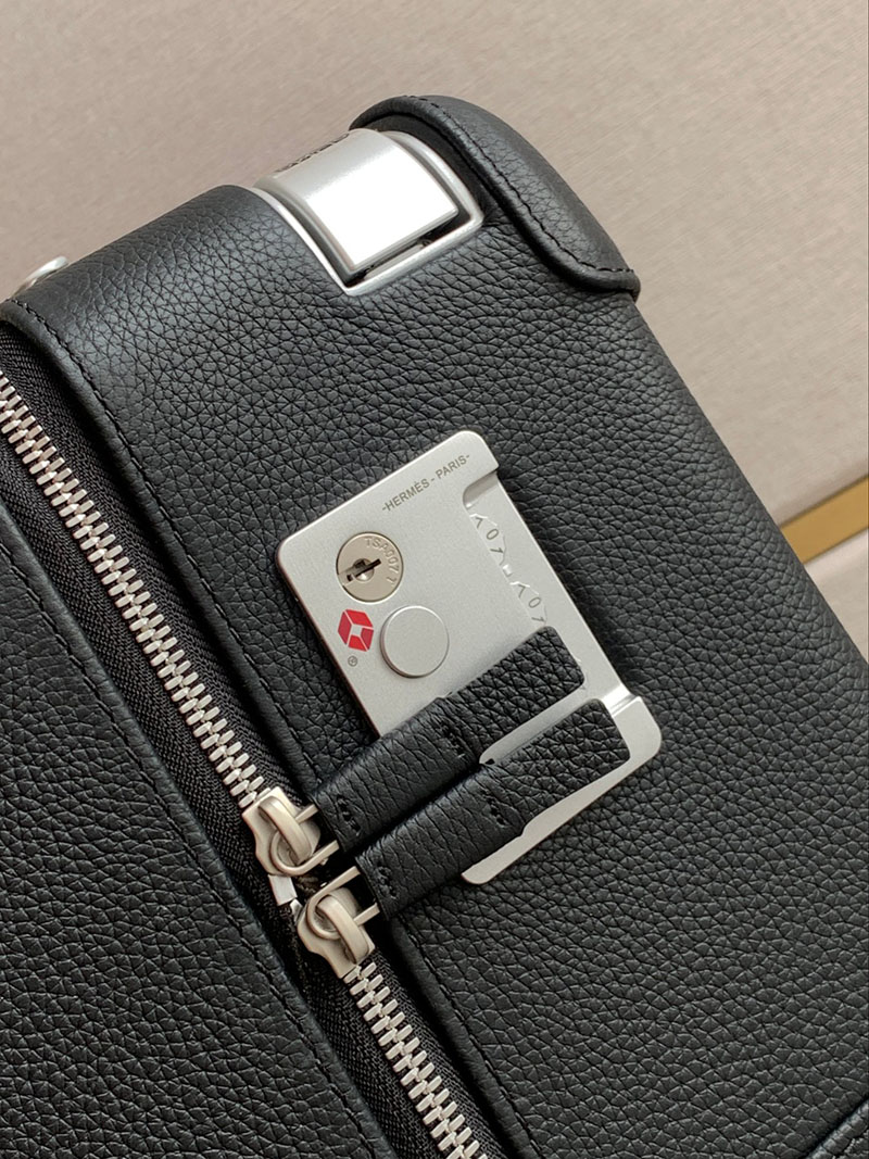 エルメス HERMES スーツケース キャリーバッグ 旅行バッグ 黒 ブラック トゴ シルバー金具 2513511 エルメス スーツケース 定価 - 画像 (3)