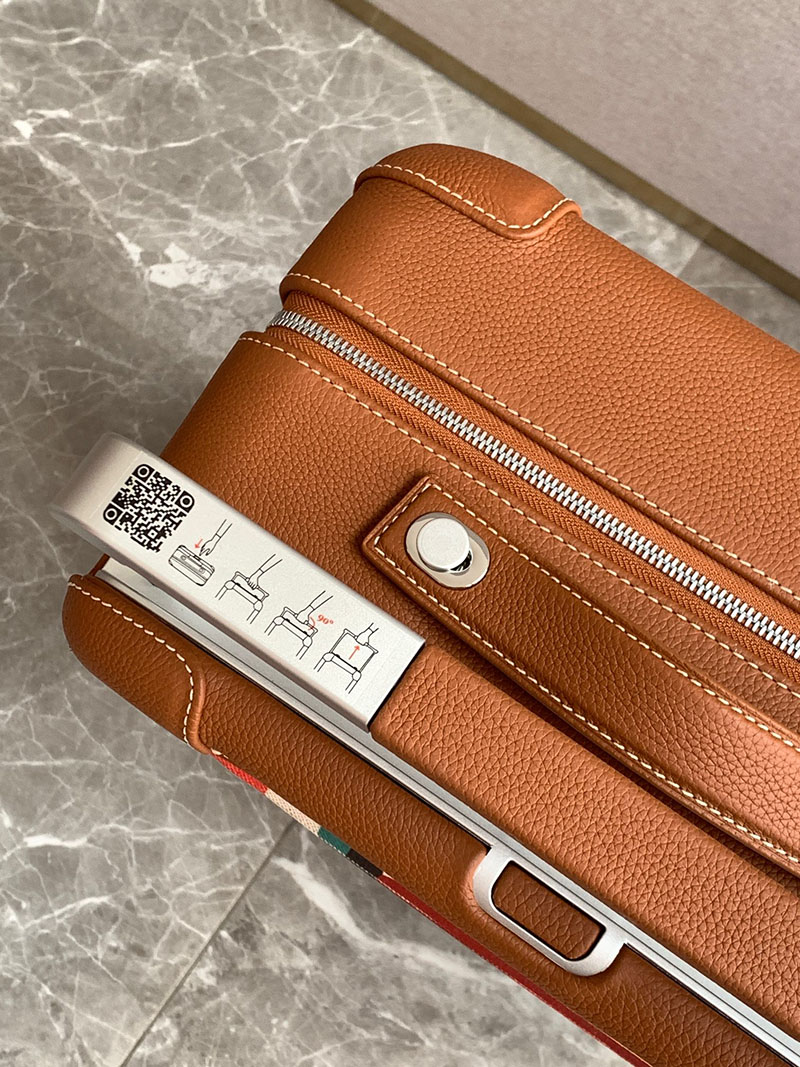 エルメス HERMES スーツケース キャリーバッグ 旅行バッグ ゴールド トゴ シルバー金具 2513512 エルメス スーツケース 定価 - 画像 (4)