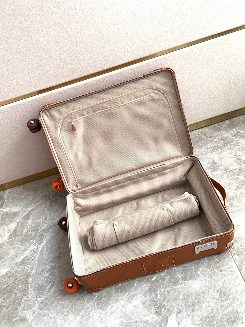 エルメス HERMES スーツケース キャリーバッグ 旅行バッグ ゴールド トゴ シルバー金具 2513512 エルメス スーツケース 定価 - 画像 (2)