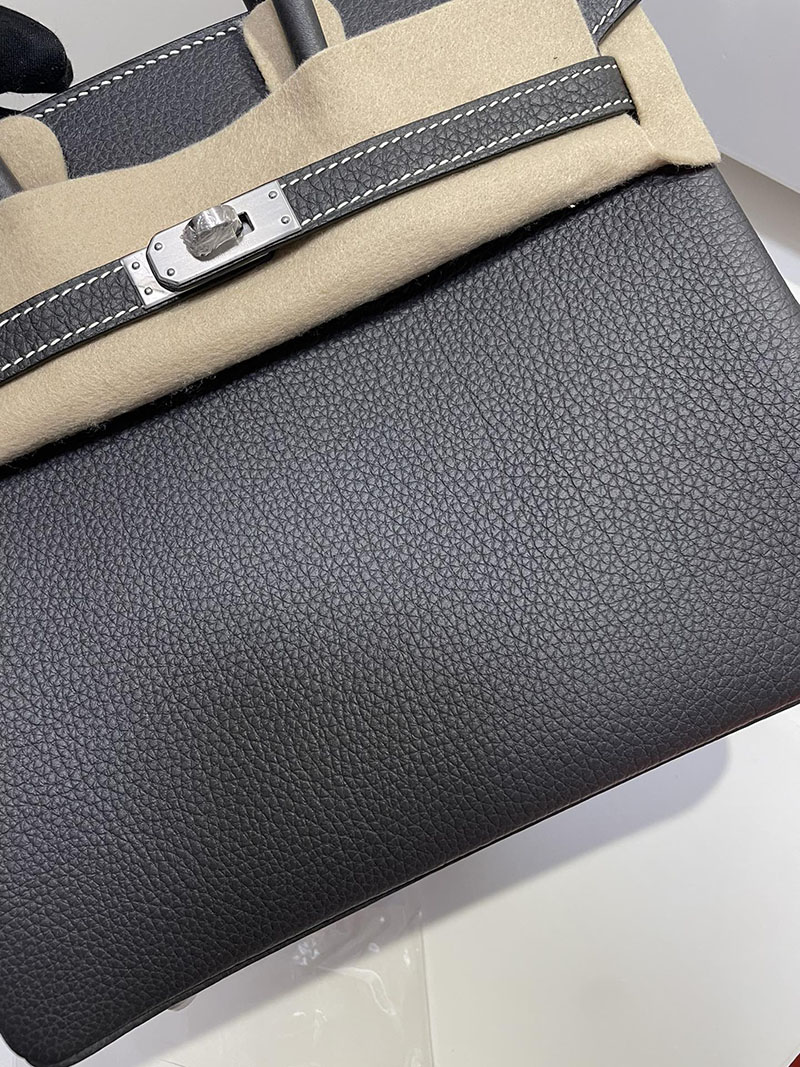 エルメス バーキン25 パーソナル グリミスティ/ブルーエレクトリック トゴ シルバー金具 2513528 エルメス 2024年 新色 - 画像 (13)