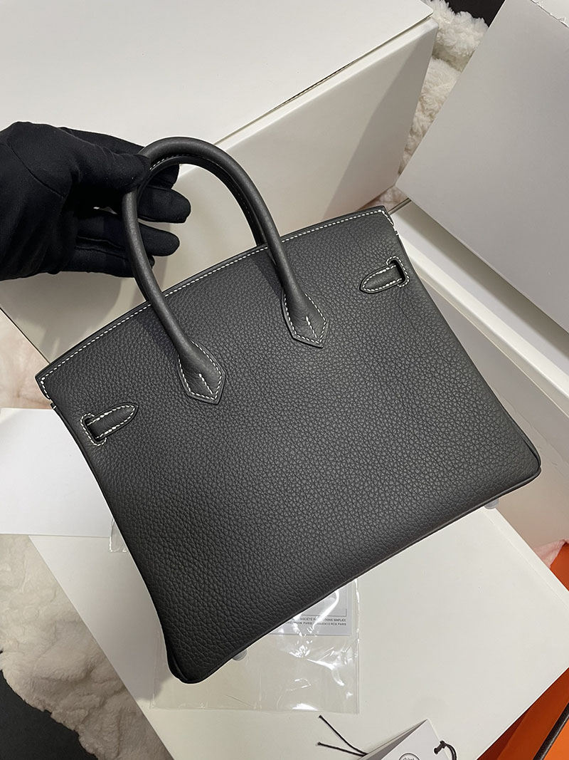 エルメス バーキン25 パーソナル グリミスティ/ブルーエレクトリック トゴ シルバー金具 2513528 エルメス 2024年 新色 - 画像 (9)