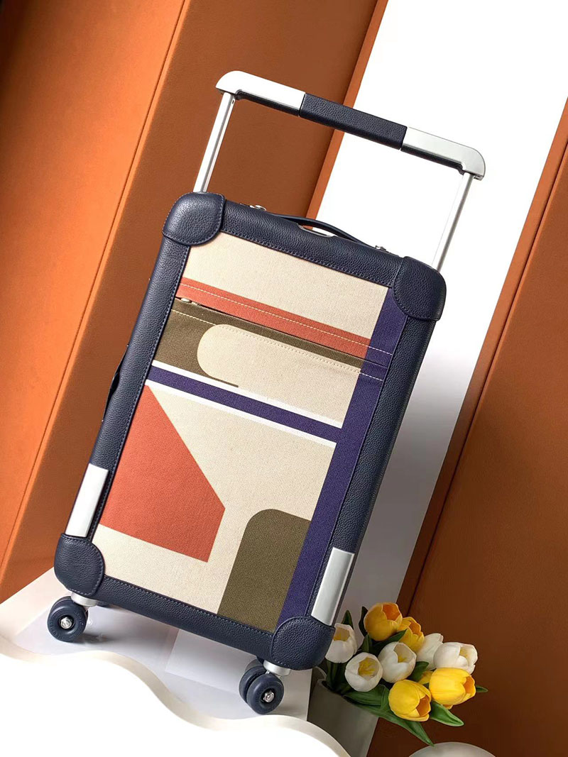 エルメス HERMES スーツケース キャリーバッグ 旅行バッグ ブルーニュイ トゴ シルバー金具 2513529 エルメス 旅行バッグ メンズ - 画像 (9)