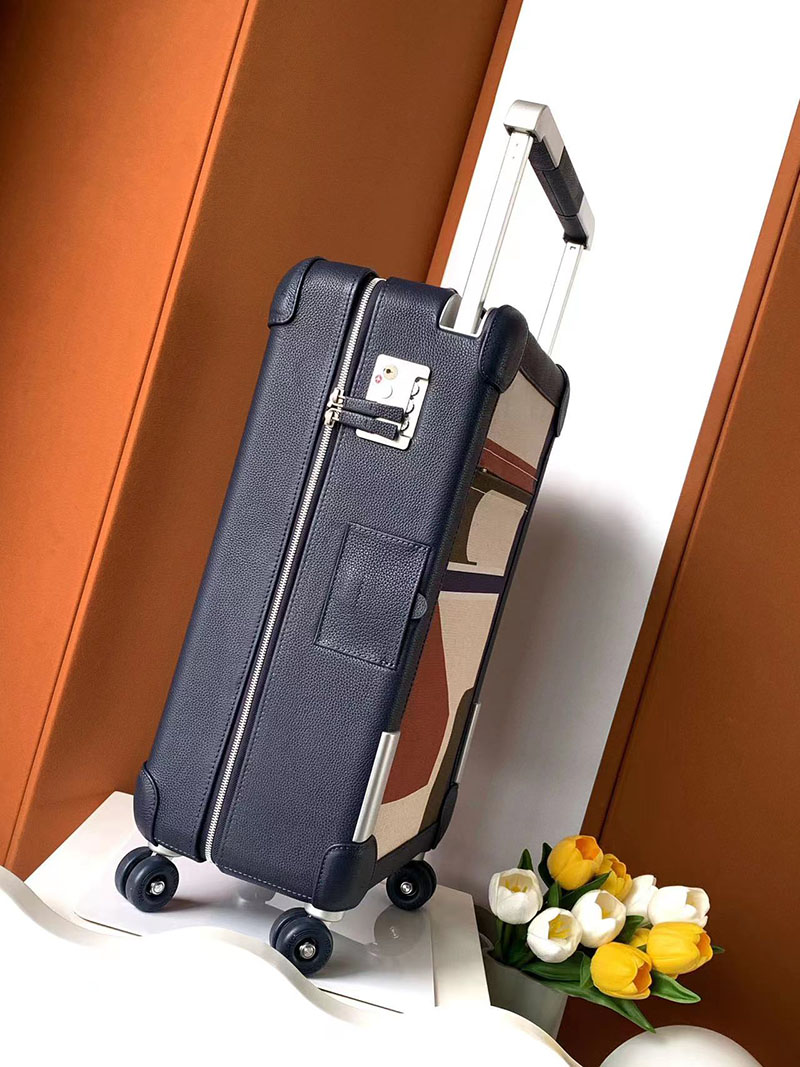 エルメス HERMES スーツケース キャリーバッグ 旅行バッグ ブルーニュイ トゴ シルバー金具 2513529 エルメス 旅行バッグ メンズ - 画像 (6)