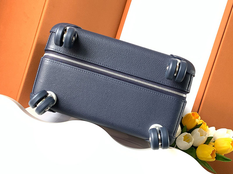 エルメス HERMES スーツケース キャリーバッグ 旅行バッグ ブルーニュイ トゴ シルバー金具 2513529 エルメス 旅行バッグ メンズ - 画像 (5)