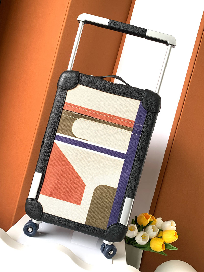 エルメス HERMES スーツケース キャリーバッグ 旅行バッグ 黒 ブラック トゴ シルバー金具 2513530 エルメス 旅行バッグ メンズ - 画像 (8)